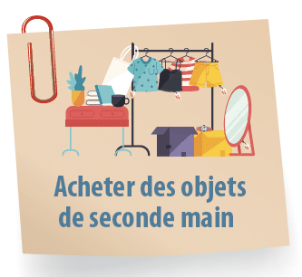 Acheter des objets de seconde main